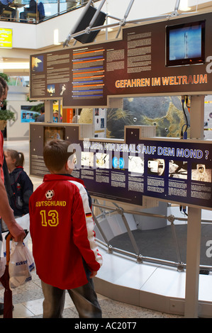 NASA-Ausstellung in Hamburg Stockfoto