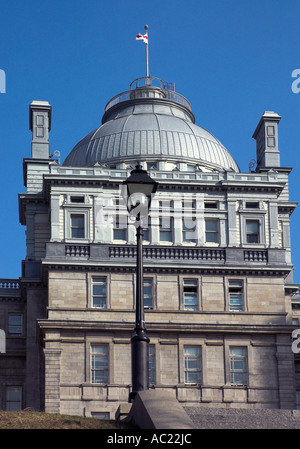 Das alte Gerichtsgebäude auf Rue Notre-Dame in Montreal Stockfoto