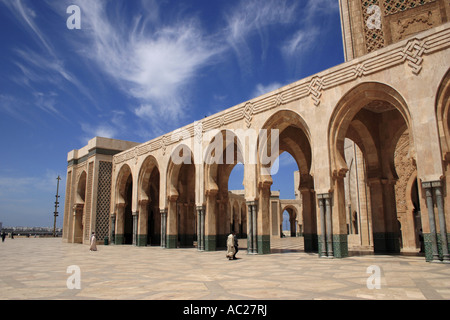 Casablanca, la Grande mosquée Stockfoto