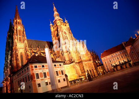 Reisefotografie aus Tschechien Ansicht von Prag Praha Praag Praga Prag Prager Burg Prazsky hrad Stockfoto