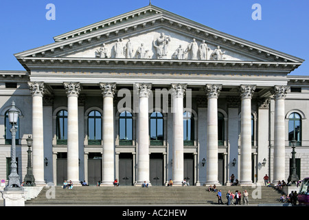 Nationaltheater, Max-Joseph-Platz, München, Bayern, Deutschland Stockfoto