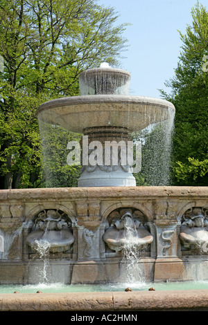 Wittelsbacher Brunnen am Lenbach Platz, München, Bayern, Deutschland Stockfoto