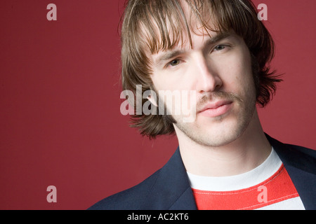 Porträt des kaukasischen Jüngling Stockfoto
