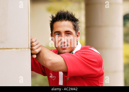 Gavin Henson professionelle Rugby-union-Spieler, spielte für Fischadler, Wales und British and Irish Lions Stockfoto