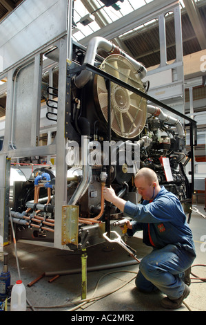 Aufbau eines Busses in einer Fabrik in Lancashire; England; VEREINIGTES KÖNIGREICH; Great Britain. Stockfoto