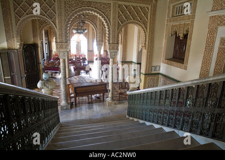 Im Inneren der Palacio del Valle auf Punta Gorda, Cienfuegos, Kuba. Stockfoto