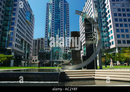 Toronto Metro Hall Brunnen Stockfoto