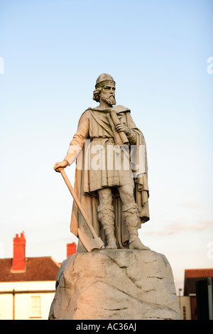 Statue von König Alfred der große, Wantage, UK Stockfoto