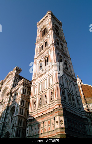 Die Campanile di Giotto in Florenz Toskana Italien Stockfoto