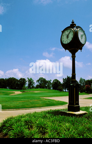 Alabama, Robert Trent Jones Golf Trail, Prattville, Capitol Hill, Clock Tower Stockfoto