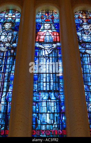 Glasfenster, Australian War Memorial Stockfoto