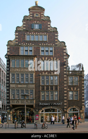 Europa Europa Deutschland Hamburg Deutschland Mönckebergstraße Street Stockfoto