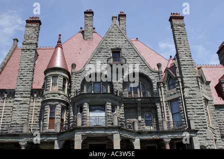 Craigdarroch Castle schönen historischen viktorianischen Herrenhaus in Victoria British Columbia Kanada Stockfoto