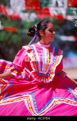 Ballett Folklorico Cinco de Mayo Fiesta La Mesilla New Mexico Las Cruces Stockfoto