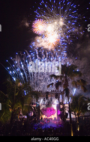 Feuerwerk auf party Stockfoto