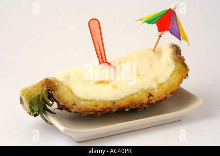 Ananas-Eis Stockfoto