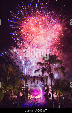 Feuerwerk auf party Stockfoto
