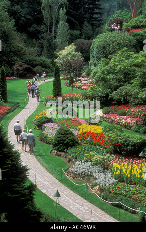 Butchart Gardens Vancouver Island in British Columbia Kanada Stockfoto
