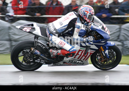 Colin Edwards (USA) 2007 Nickel & Dime britische Motorrad Grand Prix - Donington Park Stockfoto