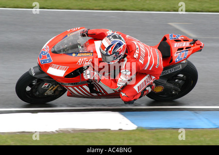 Casey Stoner (AUS)-Sieger von 2007 Nickel & Dime britischen Motorrad Grand Prix - Donington Park Stockfoto