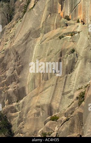 Rock Climbing Mt Buffalo National Park Victoria Australien Stockfoto