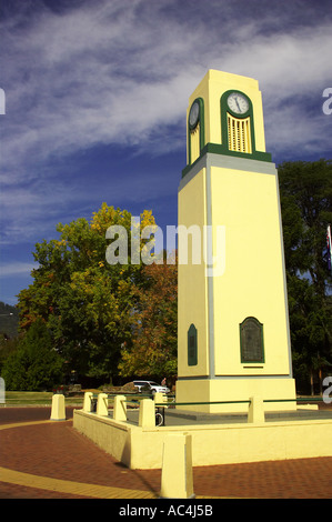 Clock Tower Memorial helle Victoria Australien Stockfoto