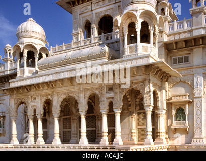 Indien Rajasthan Jodhpur Jashant Thanda Denkmal Maharaja Jaswant Singh 2 Stockfoto