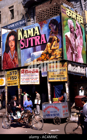 Mumbai-Delhi Indien Kinofilm Bilder Filme Bollywood Kama Sutra Poster Stockfoto