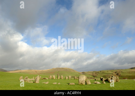 Swinside Stone Circle Lake District Stockfoto