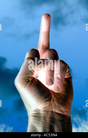 die finger Stockfoto