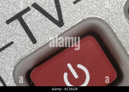 Standby-Modus, Button, im Fernsehen, TV, Fernbedienung, Steuerung, Abfall, verschwenden, Energie, grün, faul, Effizienz, Schalter, aktiviert ist, stehen, von Stockfoto