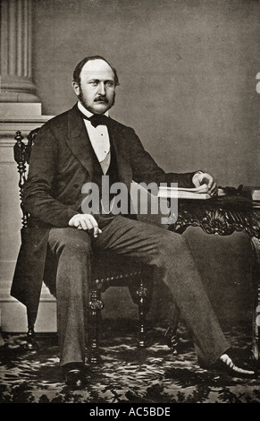 Das letzte Porträt des Prinzen Albert von Sachsen-Coburg und Gotha, 1819 - 1861. Mann und Gemahl von Königin Victoria. Stockfoto