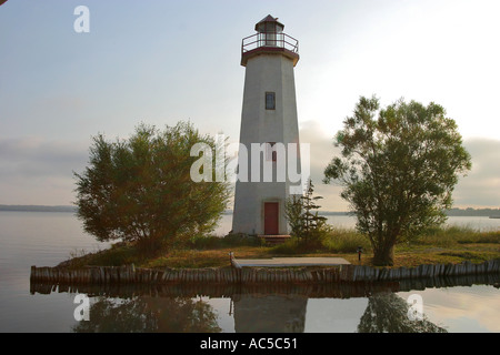 Leuchtturm auf Sylvan Lake Alberta Kanada Stockfoto