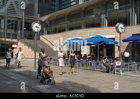 Canary Wharf Docklands London England Stockfoto