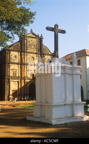 Basilica von Bom Jesus Alt Goa Indien Stockfoto