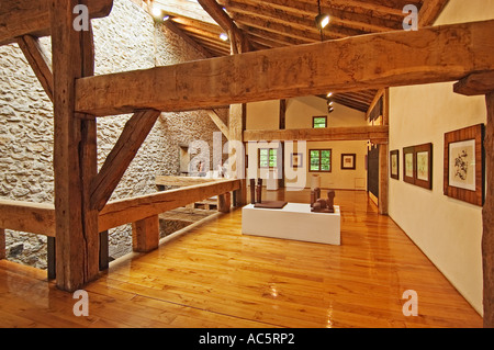 innen nach Zabalaga Caserio auf Chillida Leku Museum von Hernani Guipuzcoa Spanien Stockfoto