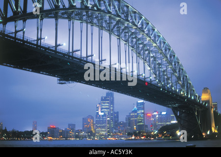 New South Wales Australien Sydney Bridge Stockfoto
