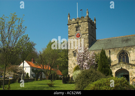 Allerheiligen Kirche Hunmanby North Yorkshire England U K Großbritannien Stockfoto