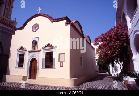 Griechenland Dodekanes Inseln Symi 18. Jahrhundert byzantinischen Stil Kloster Panormitis oder dem Erzengel Michael Stockfoto