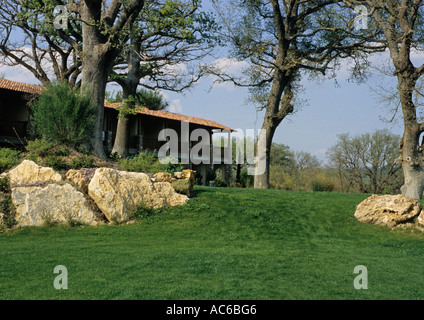 Hotel Adler Thermae Spa in Bagno Vignoni Toskana Italien Stockfoto