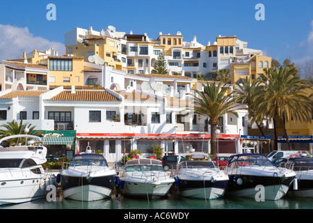 in der Nähe von Marbella Costa del Sol Malaga Provinz Spanien Puerto Cabopino Stockfoto