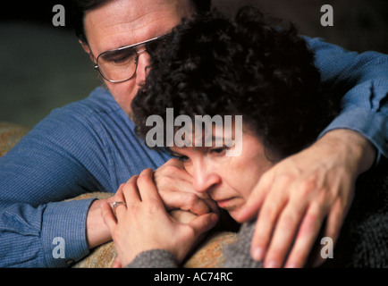 Trauernde paar. St. Paul, Minnesota Stockfoto