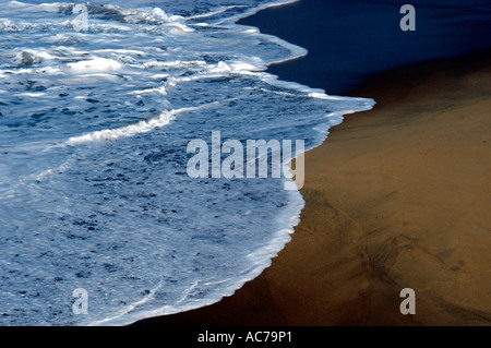 PULINGUDI STRAND IN DER NÄHE VON KOVALAM IN TRIVANDRUM DIST, KERALA Stockfoto