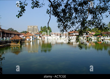 SRI PADMANABHA SWAMY TEMPEL THIRUVANANTHAPURAM Stockfoto