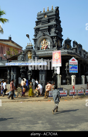 PAZHAVANGADI GANAPATHI TEMPEL THIRUVANANTHAPURAM Stockfoto