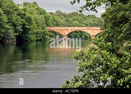 Brücke Kreuzung River North Tyne in Bellingham Northumberland Stockfoto