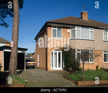 Drei Schlafzimmer Doppelhaushälfte Haus Wirral England Stockfoto