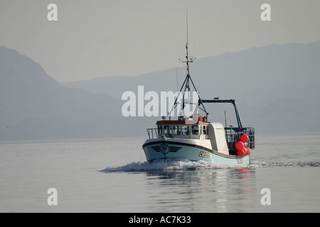 Creel Fischerboot in den Firth Of Lorne aus Schottlands Westküste Stockfoto