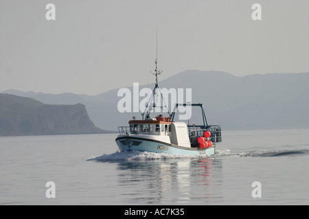 Creel Fischerboot in den Firth Of Lorne aus Schottlands Westküste Stockfoto