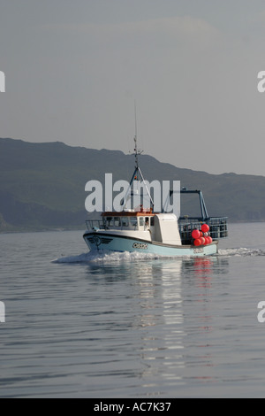 Creel Fischerboot in den Firth Of Lorne aus Schottlands Westküste Stockfoto